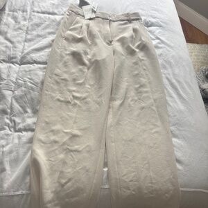 Aritzia effortless pants cream